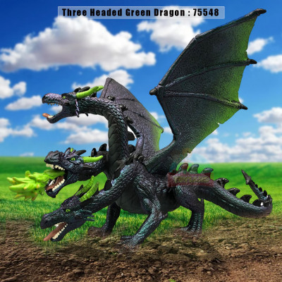 Three Headed Green Dragon : 75548